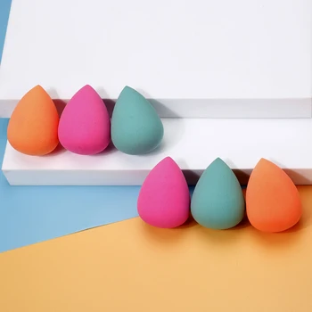 

Miss Gorgeous 6pcs Makeup Sponge Set Cosmetic Puff Beauty Belleza Foundation Concealer CC Cream Make Up Tools Multi Colors Shape