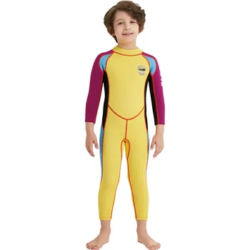 

SAGACE Float Swimwear Rash Guards Sets Kids Boys Girls Long Sleeve Surfing Diving Warm One Piece Swimsuit Fashion Kids Baby Suit