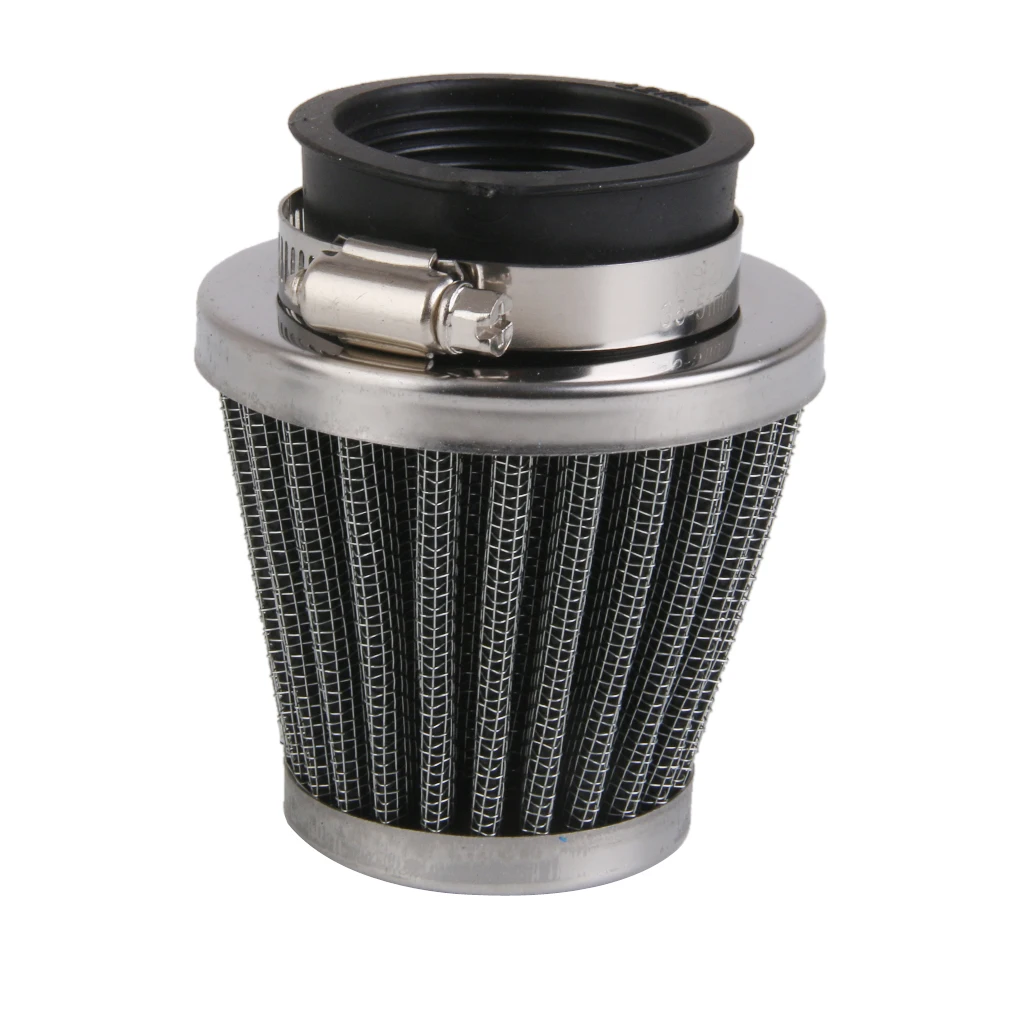 Universal Clamp-On Air Filter Round Tapered High Volume Flow Of Clean And Cooler Free Air for Motorcycle