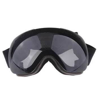 

225 Motorcycle Snow Snowmobile Goggles Black Frame Black Lens