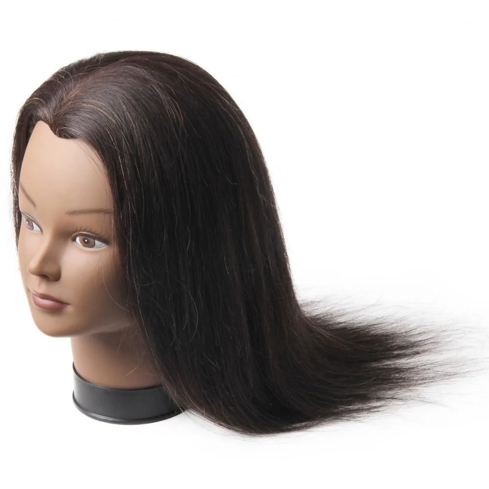 Afro Mannequin Head with Hair for Braiding Cornrow Practice Head