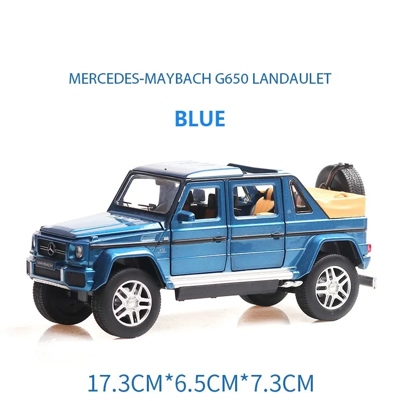 Моделирование Mercedes-Benz Maybach G650 модель машины из сплава звук и свет оттяните назад автомобиль игрушка автомобиль мальчик подарок на день рождения