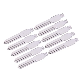 

New 10Pcs Metal Blank Uncut Flip KD Remote Key Blade Type 26# Fit for Buick