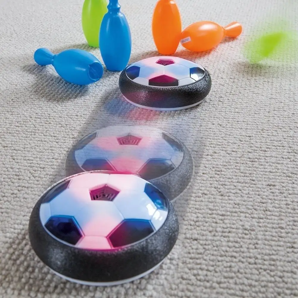 LED coloré électrique vol stationnaire Football enfants intérieur flottant Football jouet interactif planant multi surface planant | AliExpress