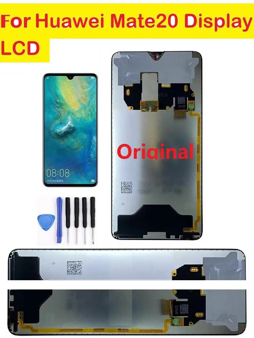 

For 6.53" Huawei Mate 20 LCD Display Screen+Touch Panel Digitizer For 2244*1080 for Huawei Mate20 MT20Assembly