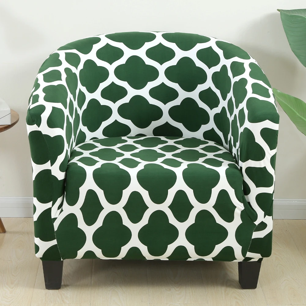 1 Seat All-inclusive Tight-fitting Cotton Printed Sofa Cover Living Room Corner Hotel Banquet | Дом и сад