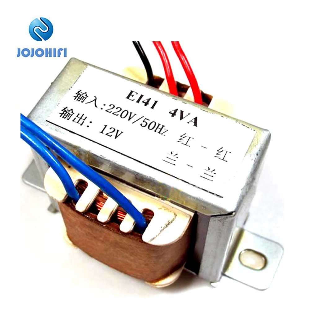 12V AC E-type Power Transformer AC220V Input TA7318 VU Table Drive Board Dedicated 4W with Mounting Ears