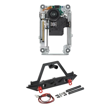 

2 Set Accessories: 1 Set Blu-Ray Laser-Lens with Deck Motor for PS4 & 1 Set Rear Bumper Bull Bar with Spare Tire Rack