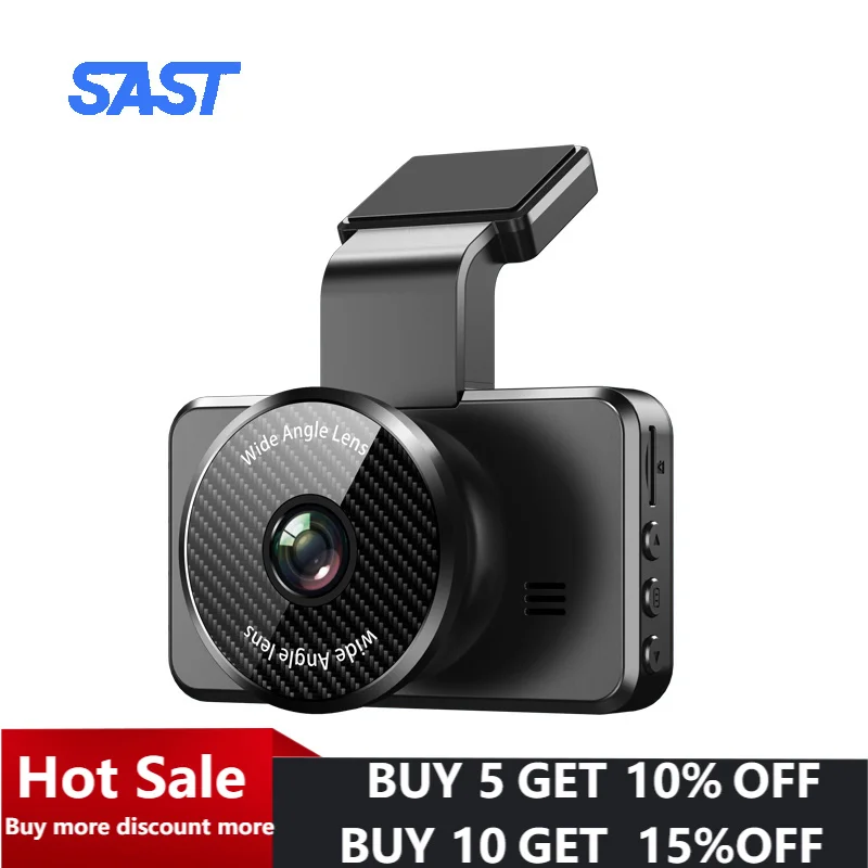 SATS A360 Dash Cam Full HD 1440P Video Recorder 170 Degree Wide Angle Dashcam Night Vision Car DVR 24H Parking Camera | Автомобили и