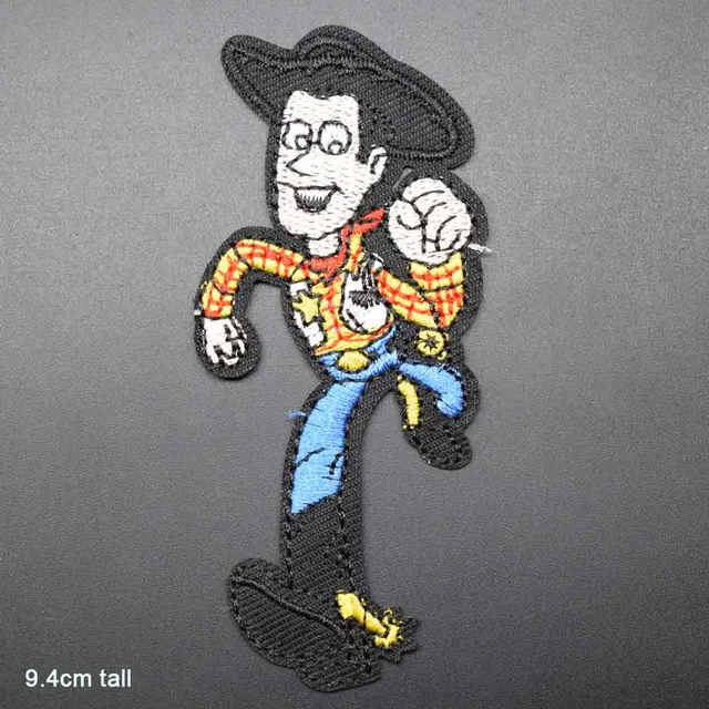 Disney Toy Story Sheriff Woody Iron On Embroidered Clothes Patches For Girl Woman Clothing Stickers Garment Wholesa 2