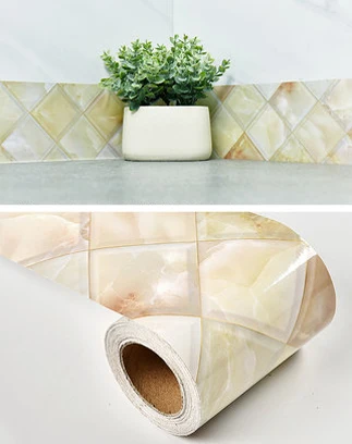 5 м/10 м ПВХ водонепроницаемая линия талии деревянный мрамор самоклеющаяся окантовочная линия обои декор для гостиной Виниловые наклейки на стену - Цвет: Marble Crystal