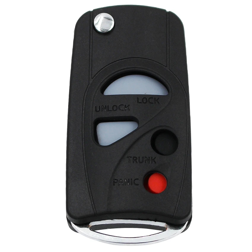 4 кнопки складной откидная оболочка ключа дистанционного управления чехол Fob A33 Uncut Blade для Nissan Maxima Sentra Cefiro