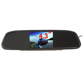 

4.3 Inch Car Rearview Mirror Display Car Hd Display Two Inputs Reversing Video Recorder
