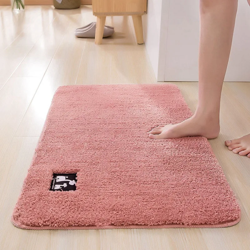 

Micro-cotton Bedroom Water-absorbent Non-slip Padding Home Carpet Bedroom Foot Pad