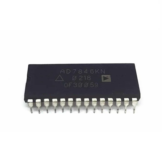 

Ad7846 dac 1-ch Resistor-string 16-bit 28-pin Pdip Ic Chip Ad7846kn