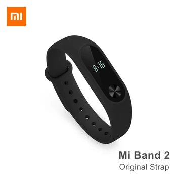 

Original Xiaomi Wrist Strap Silicone TPE Black Blue Green Band Replaceable Watch Bracelet for Xiaomi Mi Band 2