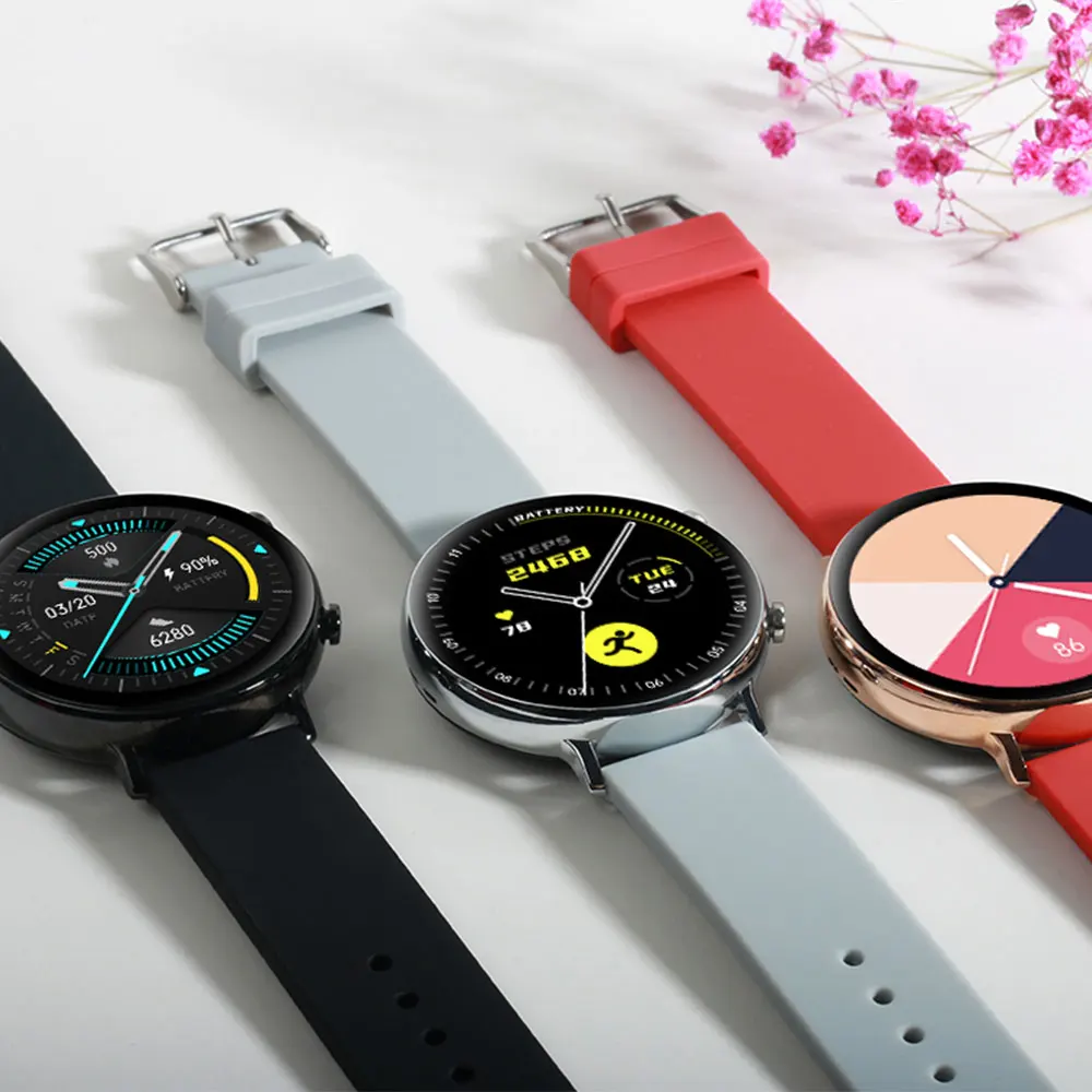 Bluetooth наручные Смарт часы с GW33 умные Android для женщин 2020 сердечного ритма монитор