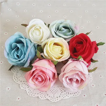 

30PCS/Packet 7cm Rose Flower Artificiing Flower，Simulation Flowers For Wedding Engagements Design Supplies