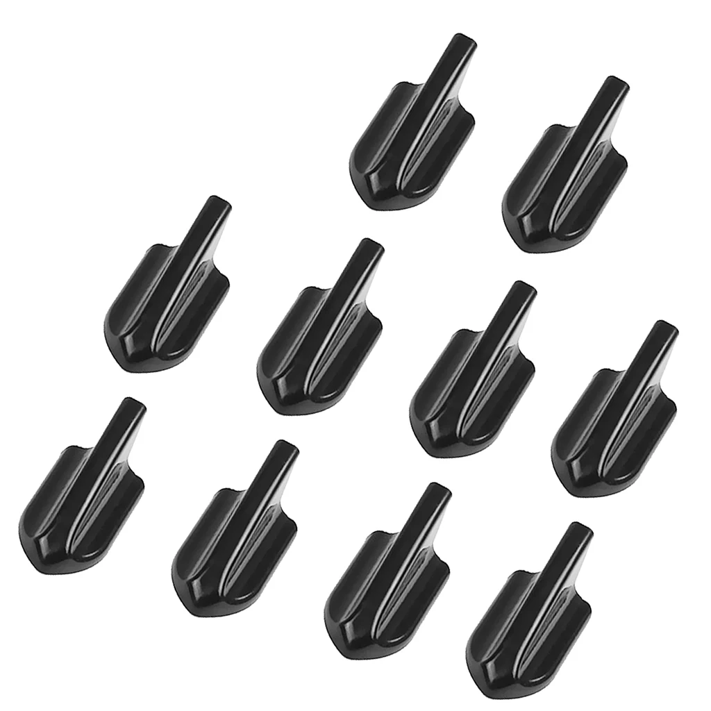 10 Pieces Black Roof Trunk Bumper Vortex Generator Fin Spoiler Wing for Car Vehicle