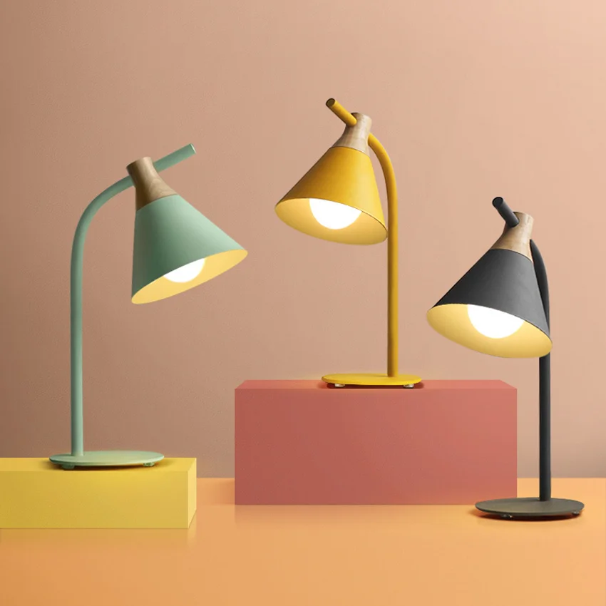 

Modern Led Individuality Creativity Children Eye Protect Study Table Lamp Office Bedroom Bedside Foyer Light Art Lamp