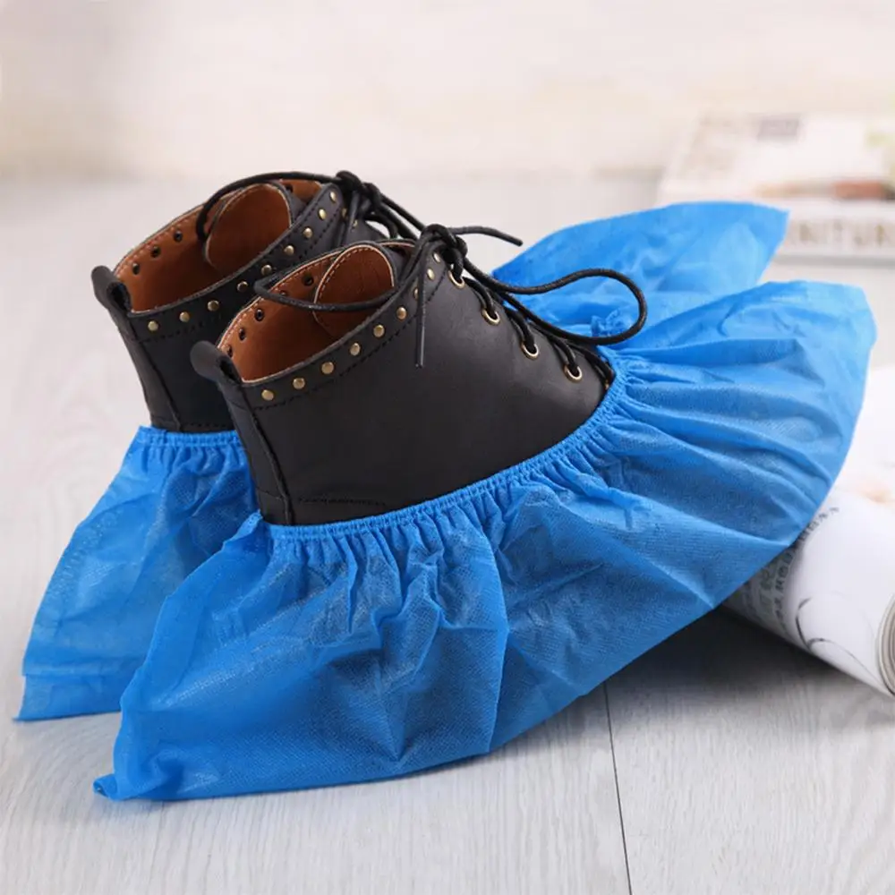 

Disposable Shoe Cover Multicolor Isolation Useful Dust Cover Protective Shoe Cover Non-Woven Man Woman Hospital Protection