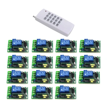 

AC 85V-250V Wide Range 30A relay 1CH wireless RF Remote Control Switch Transmitter+ 15 Receiver self-locking/Jog SKU: 5481
