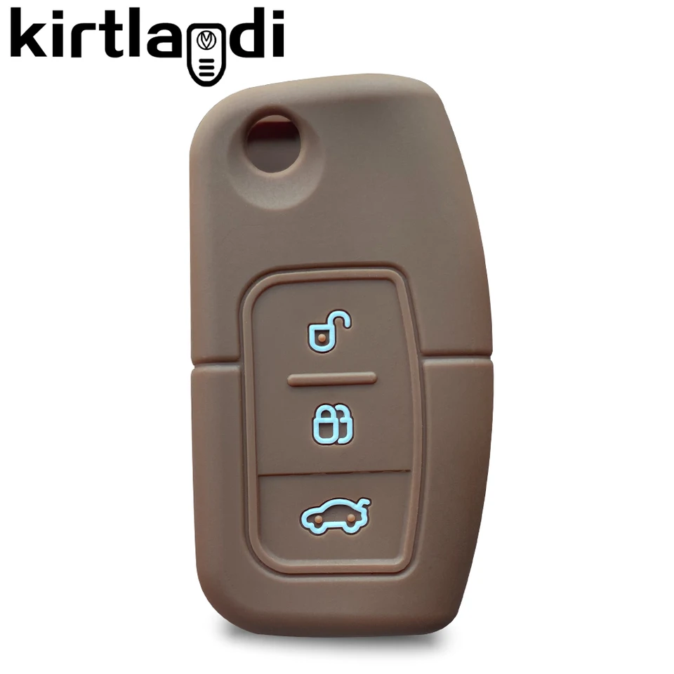 Carcasa De Llave Para Ford Focus, Fiesta, Mondeo… | 3 Botones | Sin Electrónica | Compatible 2003-2012