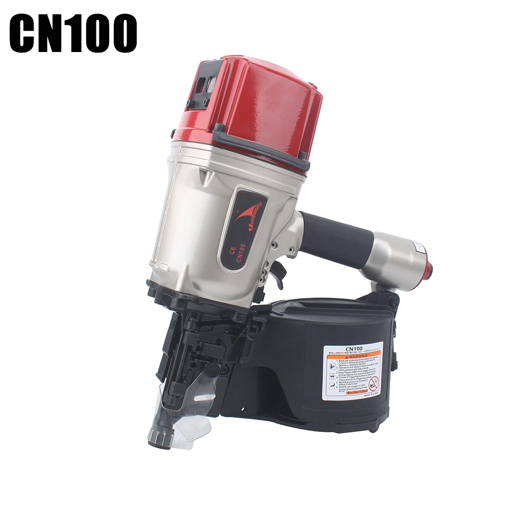 Tools Quality YOUSAILING CN100 Pneumatic Industrial Coil Nailer Heavy
