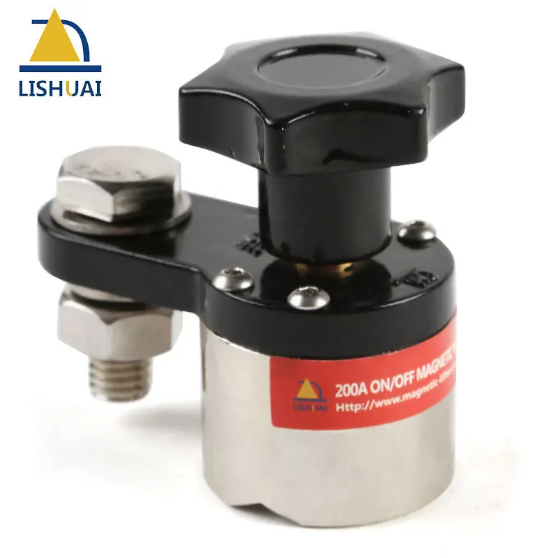 

Li shuai Magnetic Welding Grounding Mechanism Manufacturers Direct Selling Magnetic Fixed Joint Clip Linked Switch MWGC1-200