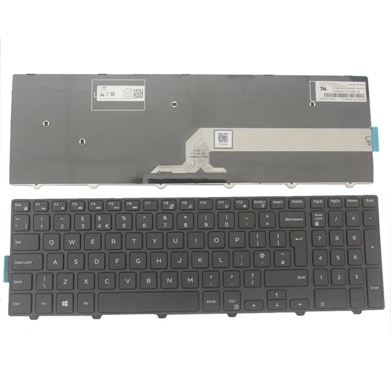 Английская клавиатура для ноутбука DELL Inspiron 15-3000 5000 3541 3542 3543 5542 3550 5545 15-5547 15-5000 15-5545