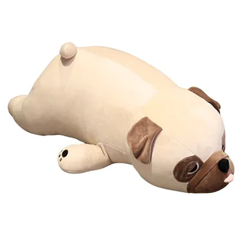 

Pug Dog Home Sofa Plush Toy Rest Sleep Cushion Children Kids 55cm Cute Living Room Bedroom Doll Soft Stuffed Birthday Gift