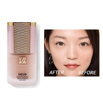 

Liquid Foundation Powder Moisturizing Cover Blemishes Even Skin Tone Face Foundation Makeup Primer Concealer Maquiagem