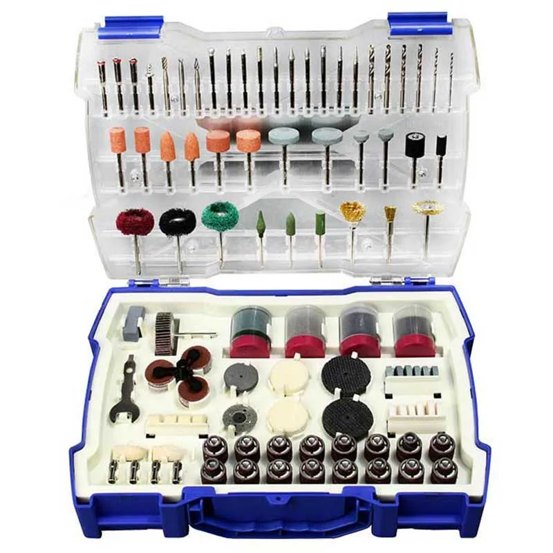 

EASY-268Pcs Mini Drill Bit Set Abrasive Tools Grinding Sanding Polishing Cutting Tool Kit For Dremel Accessories Set