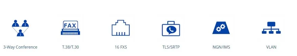 DAG2000-16S 16 ports FXS VOIP 4