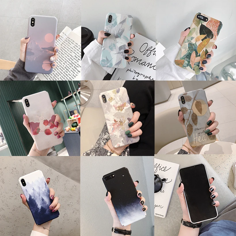 Жесткий пластиковый чехол для Oppo A52 A72 A92 окрашенный из поликарбоната Reno 3 2 Z R17 R15 R9