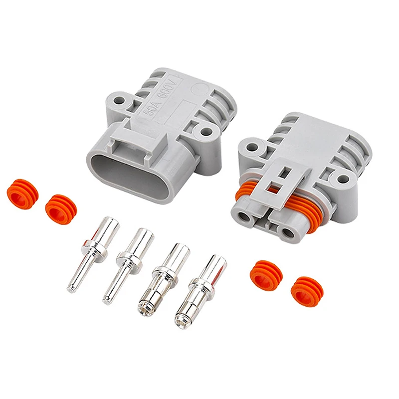 50A parking air conditioner connector For Anderson Connector 24V/12V high power car lithium battery plug 1 Male and Female | Обустройство