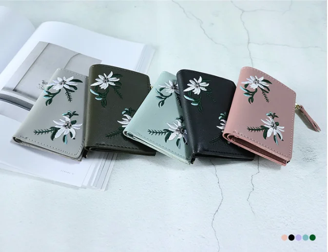 2022 New 1PC Women Girls Cute Short Wallet Coin Purse Clutch Pocket Small Credit Card Holder