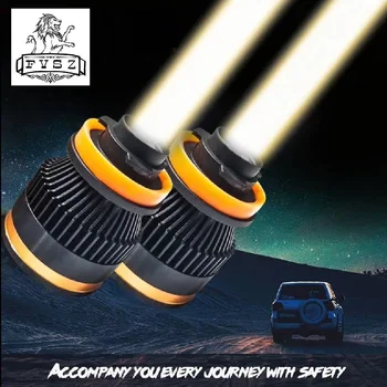 

Car Laser headlights LED H11 H7 9005 HB3 9006 HB4 laser spotlight headlight fog lights motorcycle headlights light road running