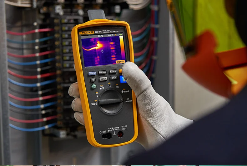 Fluke F279FC True RMS Высокоточный тепловизор цифровой 100 кГц частота цветной экран мультиметр