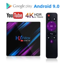 H96 MAX RK3318 Smart Android TV Box 16GB 32GB 64GB Media player 4K Wifi Netflix Set top Box Media Player Youtube Android 9.0 BOX-in Set-top Boxes from Consumer Electronics on AliExpress 