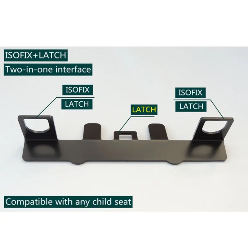 Универсальный автомобильный детский ремень безопасности стальной кронштейн крепление база для ISOFIX защелка U1JF