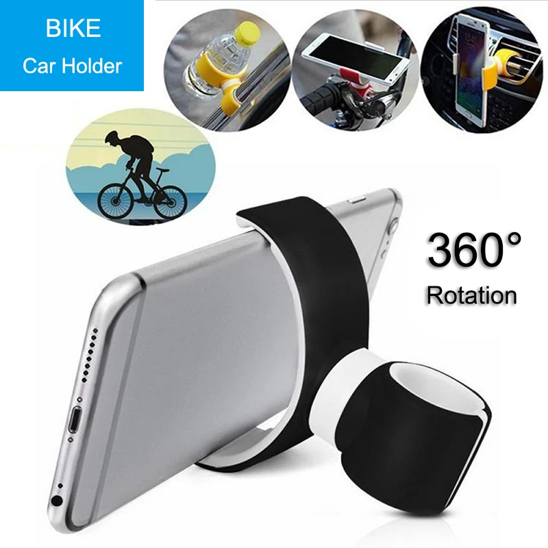 Bicycle Bike Phone Holder Mount 360 Rotate Stand Bracket for Universal