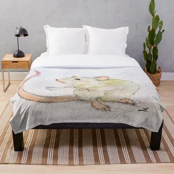 

Soft Blanket for Bed Sherpa Flannel Fleece Blanket Home Travel Sofa Soft Throw Blanket Sorry Mouse