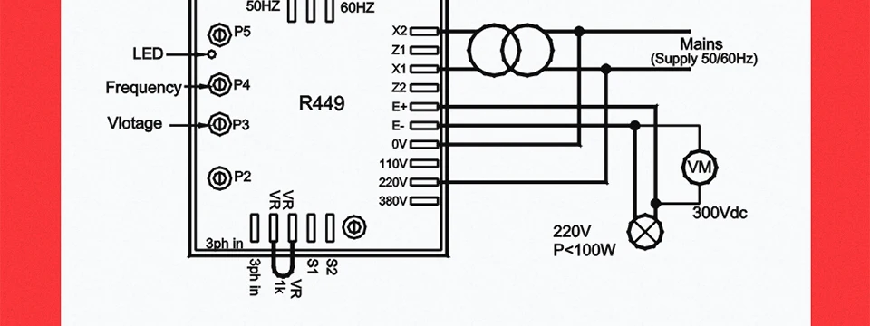 R449 регулятор генератора 3 фазы дизельный генератор аксессуары