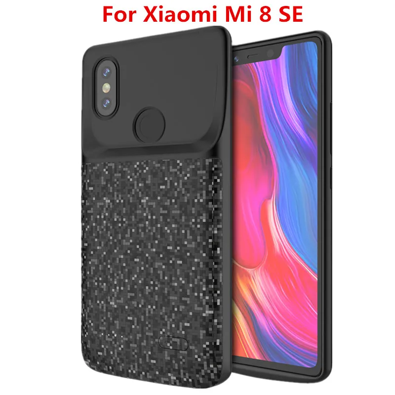 Чехол для аккумулятора 4700 мАч для Xiaomi mi 8 Lite, чехол для зарядного устройства, внешний резервный внешний аккумулятор, чехол для зарядки для Xiaomi mi 8 mi 8 mi 8 SE, чехол - Цвет: For Xiaomi Mi 8 SE