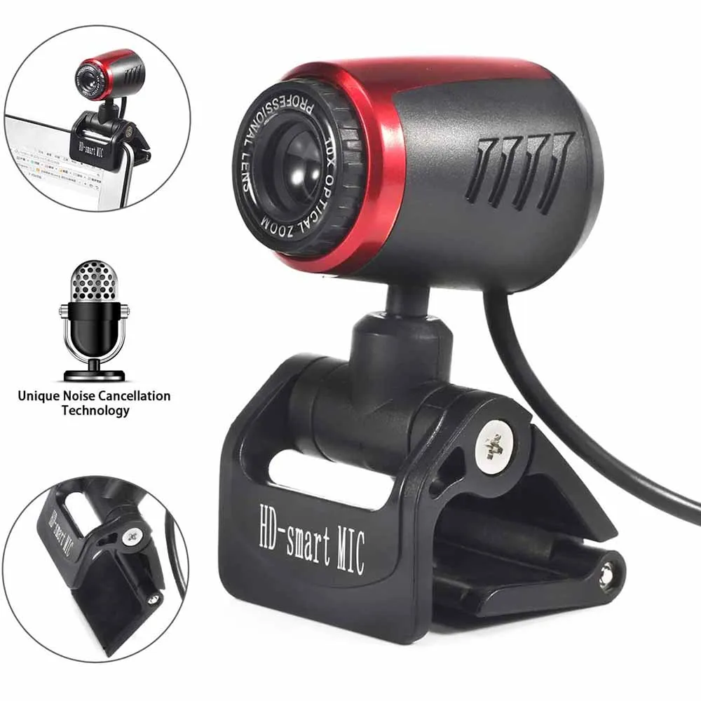 

Full HD1080P Computer Webcam With Microphone Auto Focusing Clear Smooth