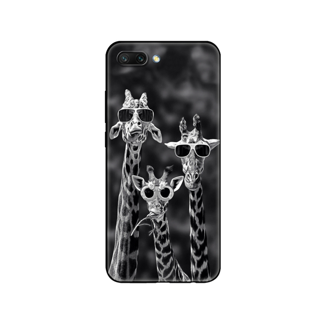 honor 10 case soft silicon tpu back phone cover for huawei honor 10 Case Etui protective printing coque black tpu case