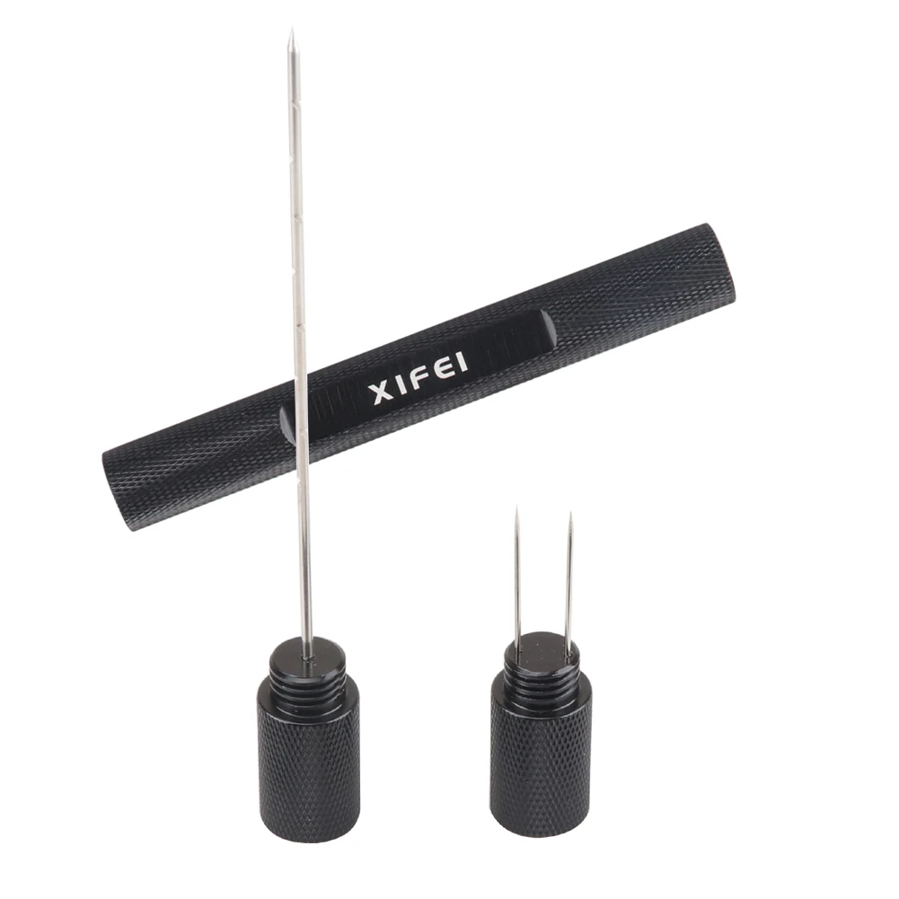 Xifei 2 In 1 Cigar Draw Enhancer Needle Tool Cigar Punch & Holder
