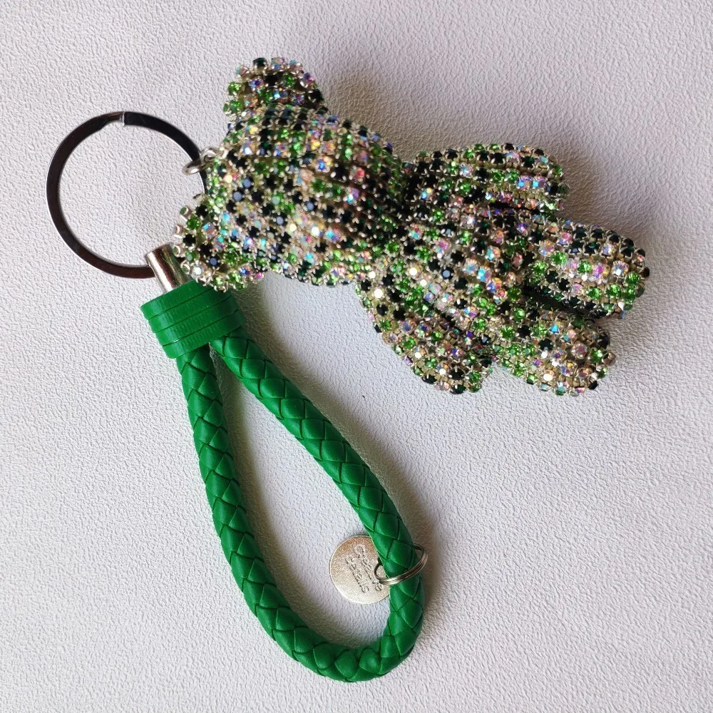 Кожаная плетеная веревка Bomgom Popobe glomy Bear брелок для ключей кольцо держатель Шарм кольцо для ключей для сумки сумка Подвеска