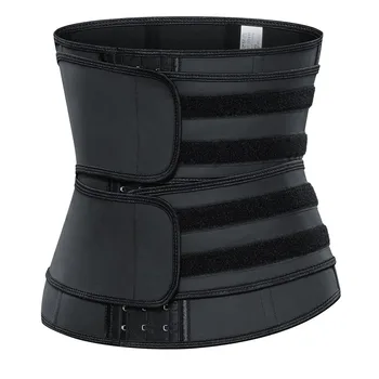 

2020 New Two-layer Latex Sports Corset Waist Belt Reinforcement Velcro Double Waist Corset Postpartum Repair Belly Corset